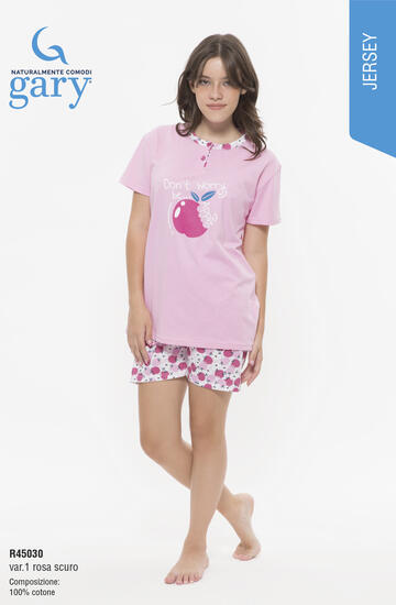 ART. R45030- pigiama ragazza m/m cotone r45030 - Fratelli Parenti